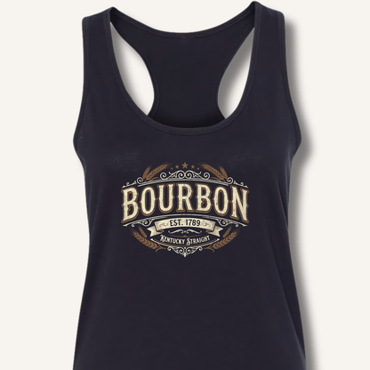 Bourbon Kentucky Straight Vintage Racerback Tank - Sip & Shirt