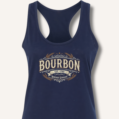 Bourbon Kentucky Straight Vintage Racerback Tank - Sip & Shirt