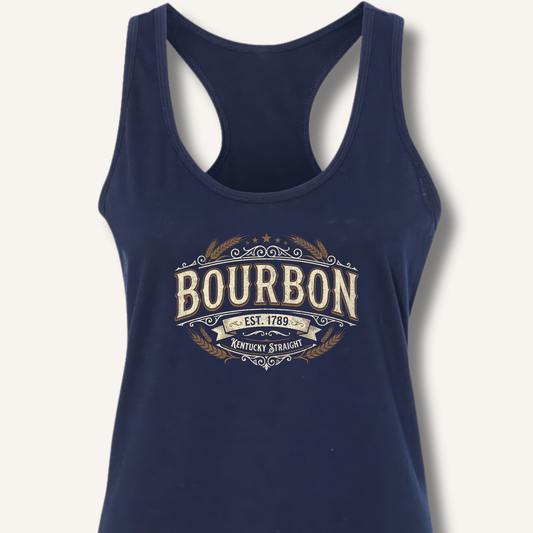 Bourbon Kentucky Straight Vintage Racerback Tank - Sip & Shirt