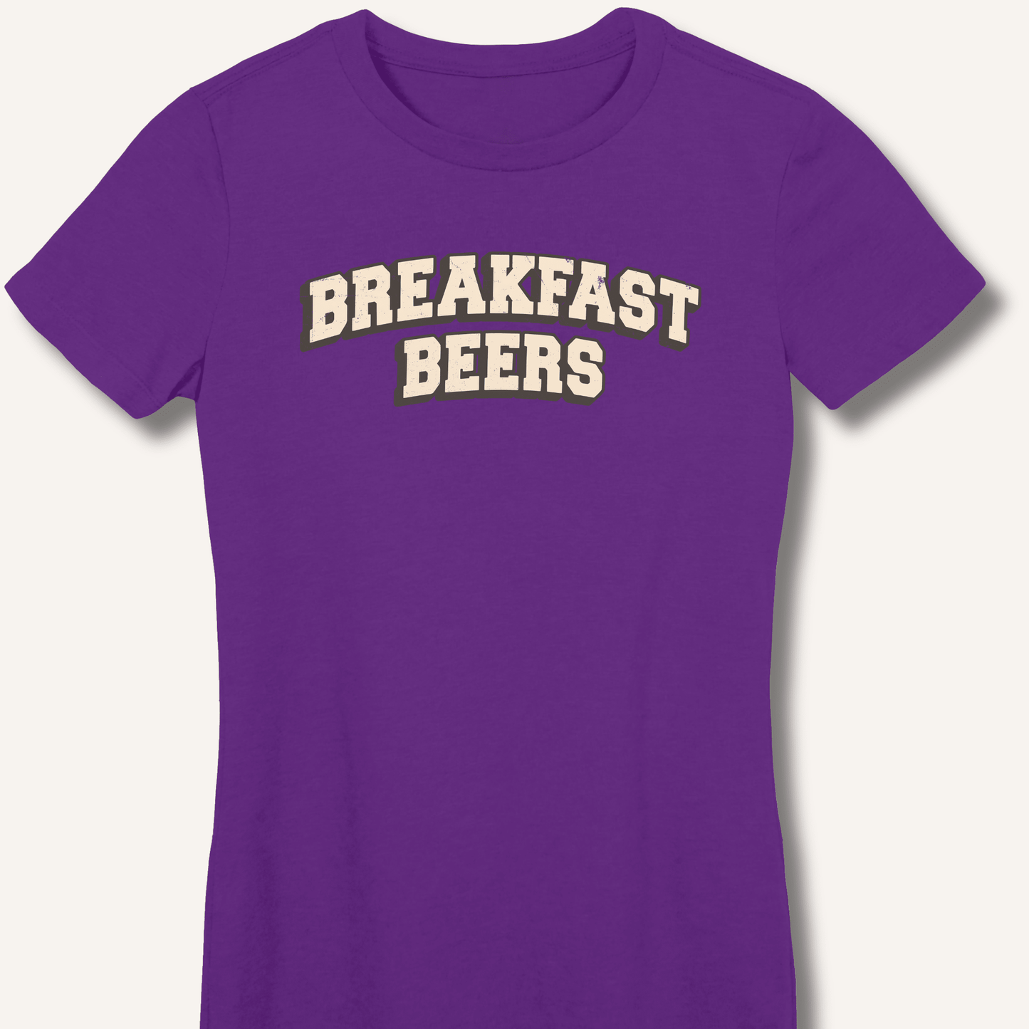 Breakfast Beers Fitted T-Shirt - Sip & Shirt