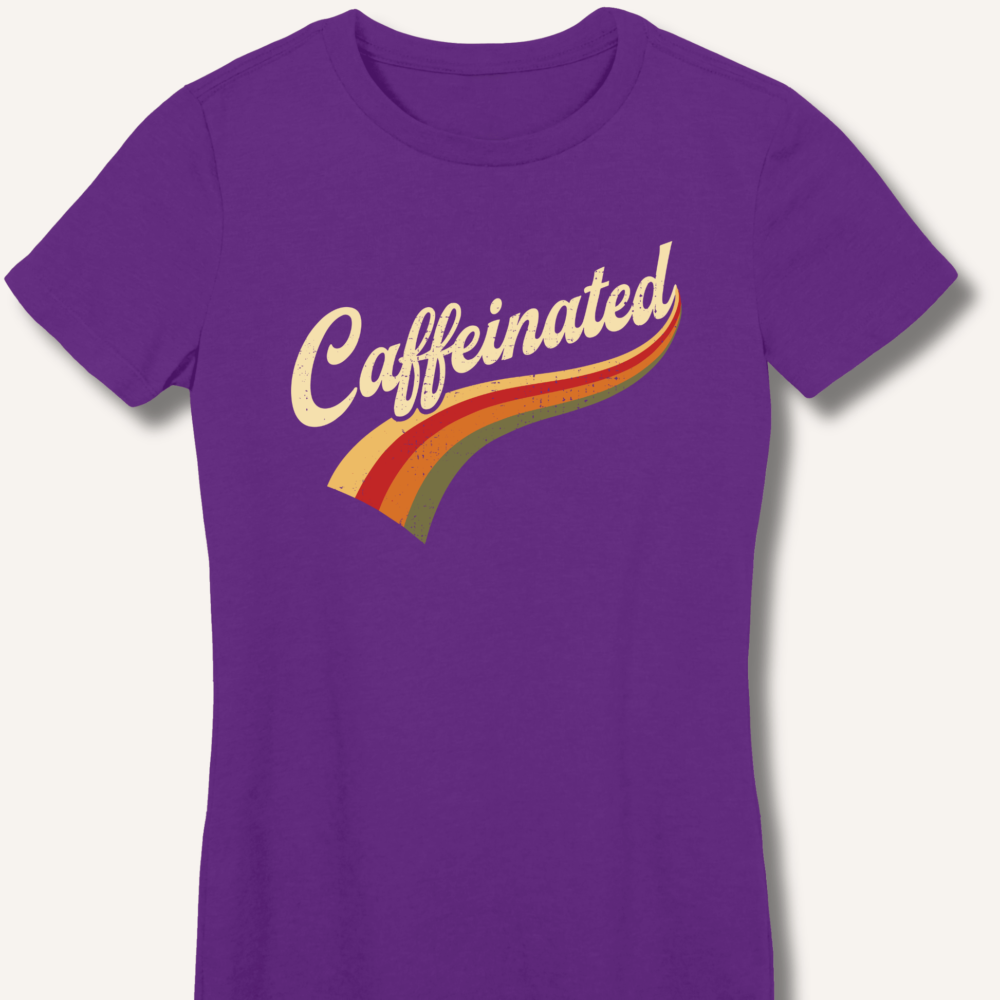 Caffeinated Fitted T-Shirt - Sip & Shirt