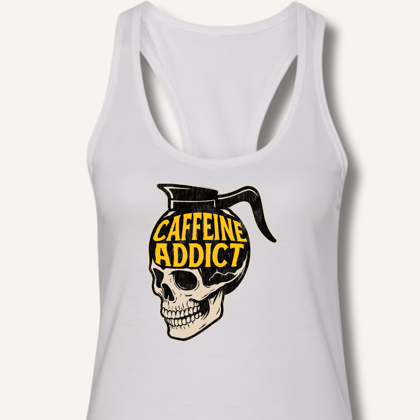 Caffeine Addict Racerback Tank - Sip & Shirt