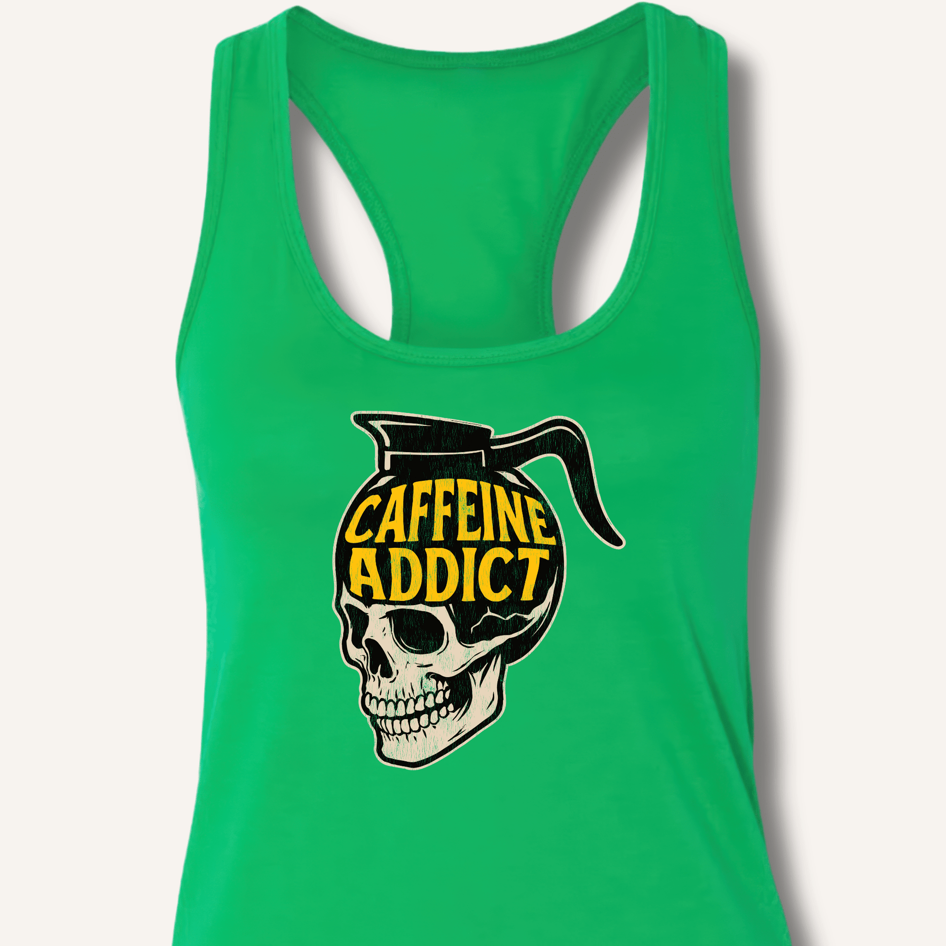 Caffeine Addict Racerback Tank - Sip & Shirt