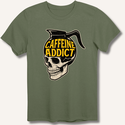 Caffeine Addict T-Shirt - Sip & Shirt