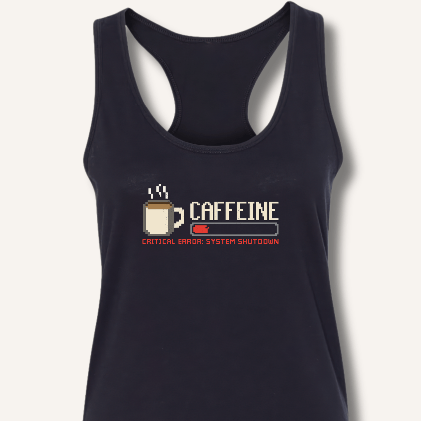 Caffeine Critical Error Racerback Tank - Sip & Shirt