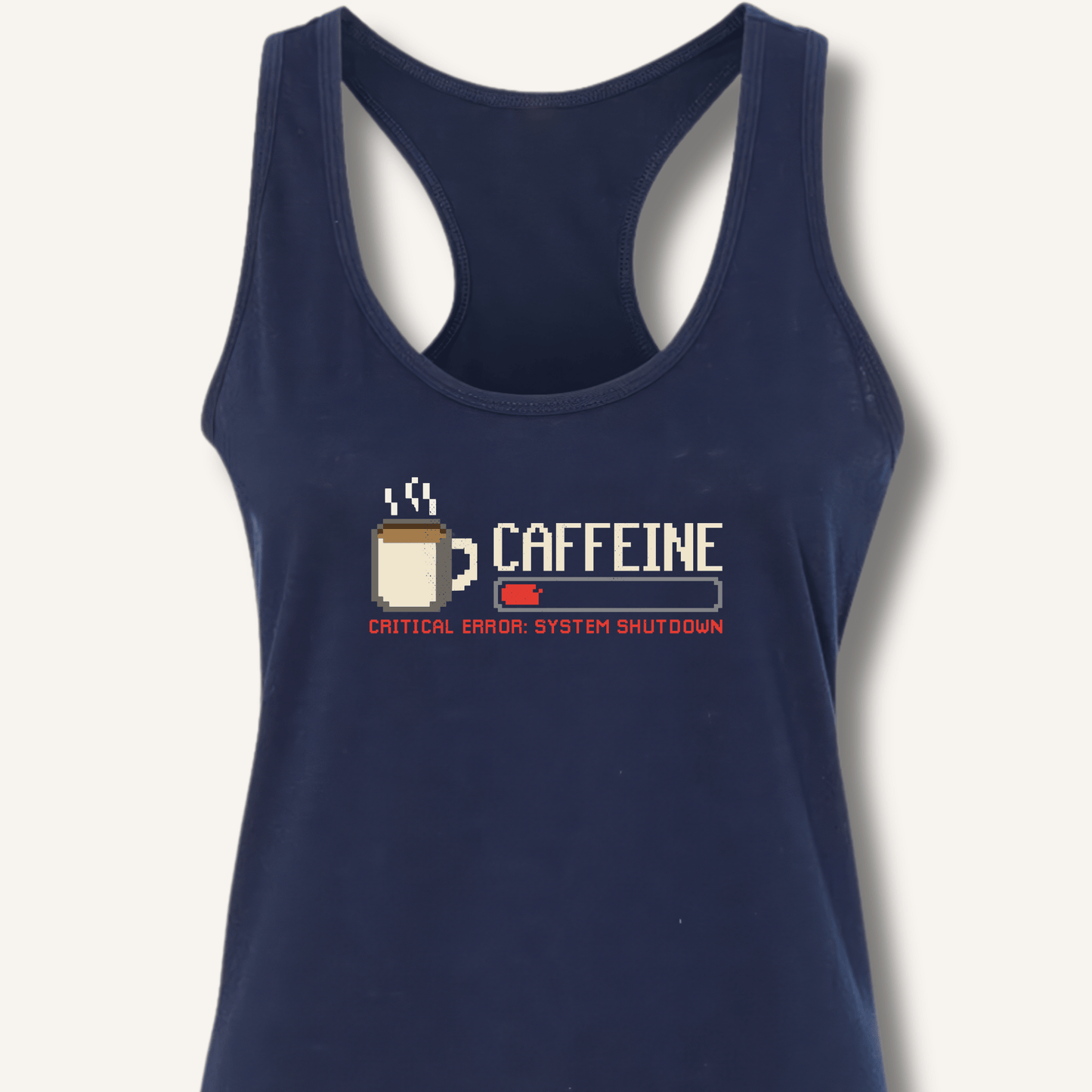 Caffeine Critical Error Racerback Tank - Sip & Shirt