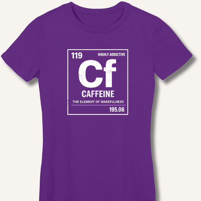 Caffeine Element Fitted T-Shirt - Sip & Shirt