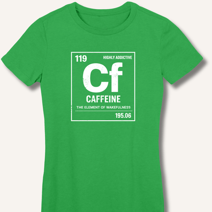 Caffeine Element Fitted T-Shirt - Sip & Shirt