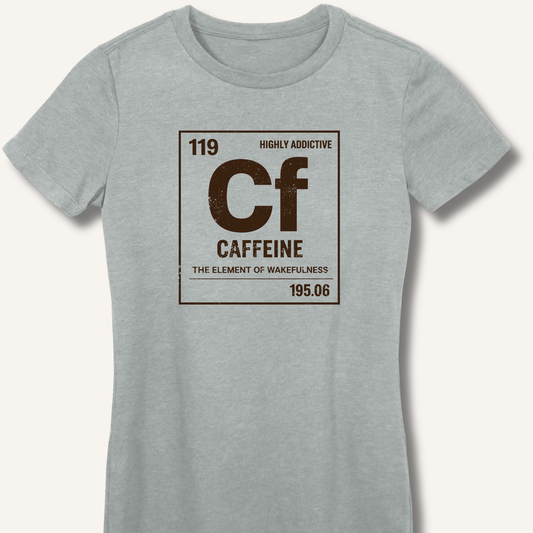 Caffeine Element Fitted T-Shirt - Sip & Shirt