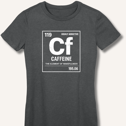 Caffeine Element Fitted T-Shirt - Sip & Shirt