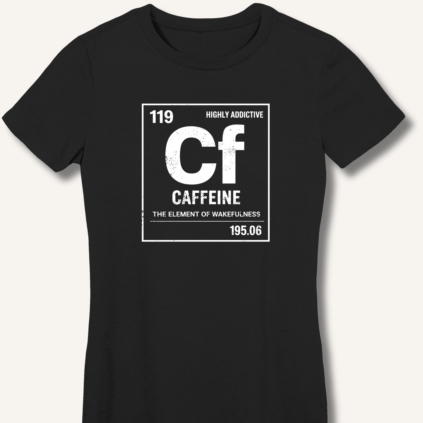 Caffeine Element Fitted T-Shirt - Sip & Shirt