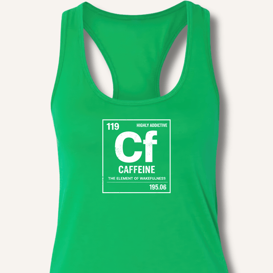 Caffeine Element Racerback Tank - Sip & Shirt