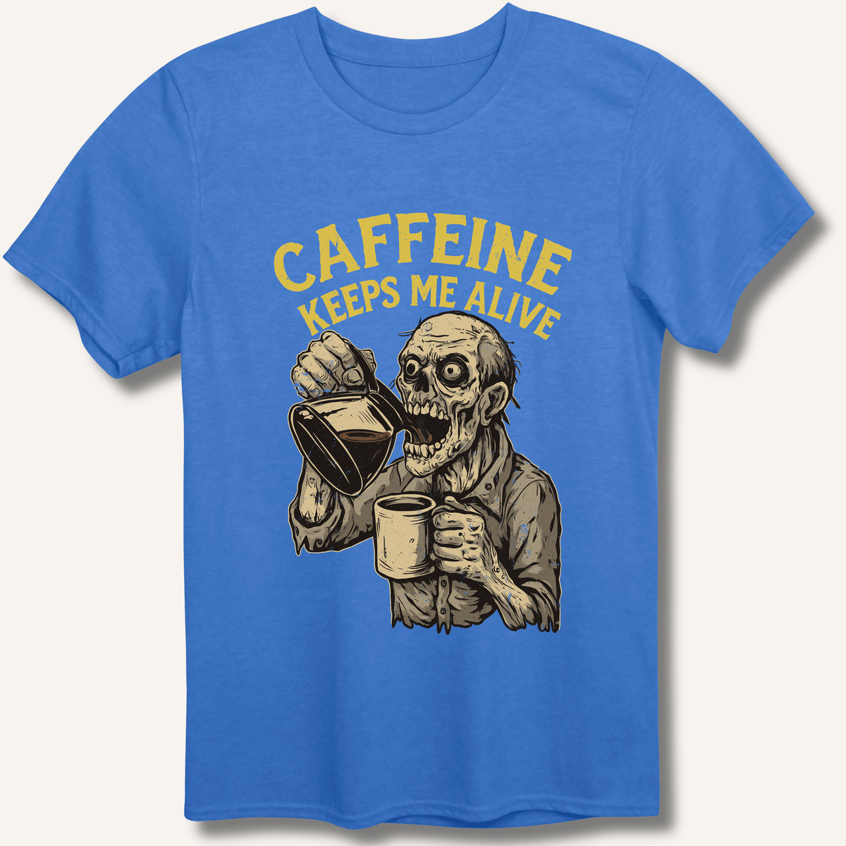 Caffeine Keeps Me Alive T-Shirt - Sip & Shirt