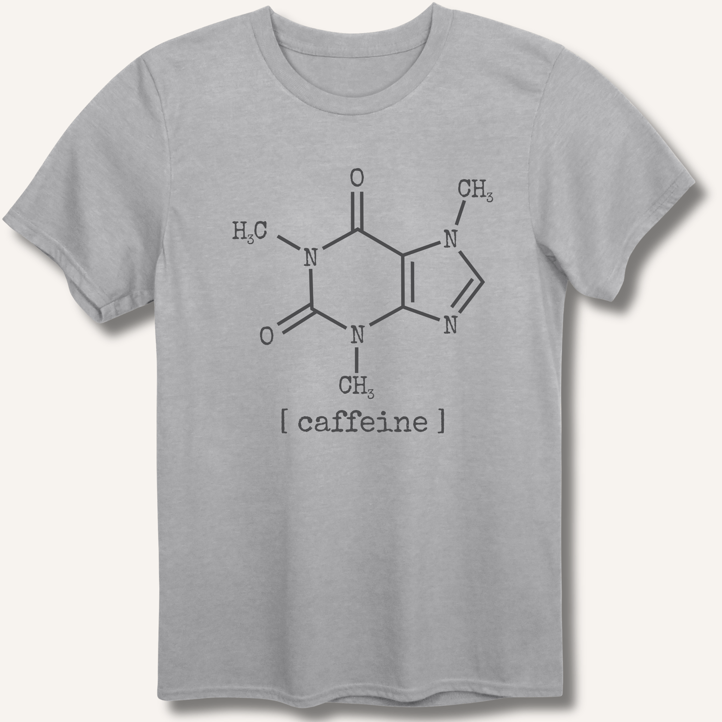 Caffeine Molecule T-Shirt - Sip & Shirt