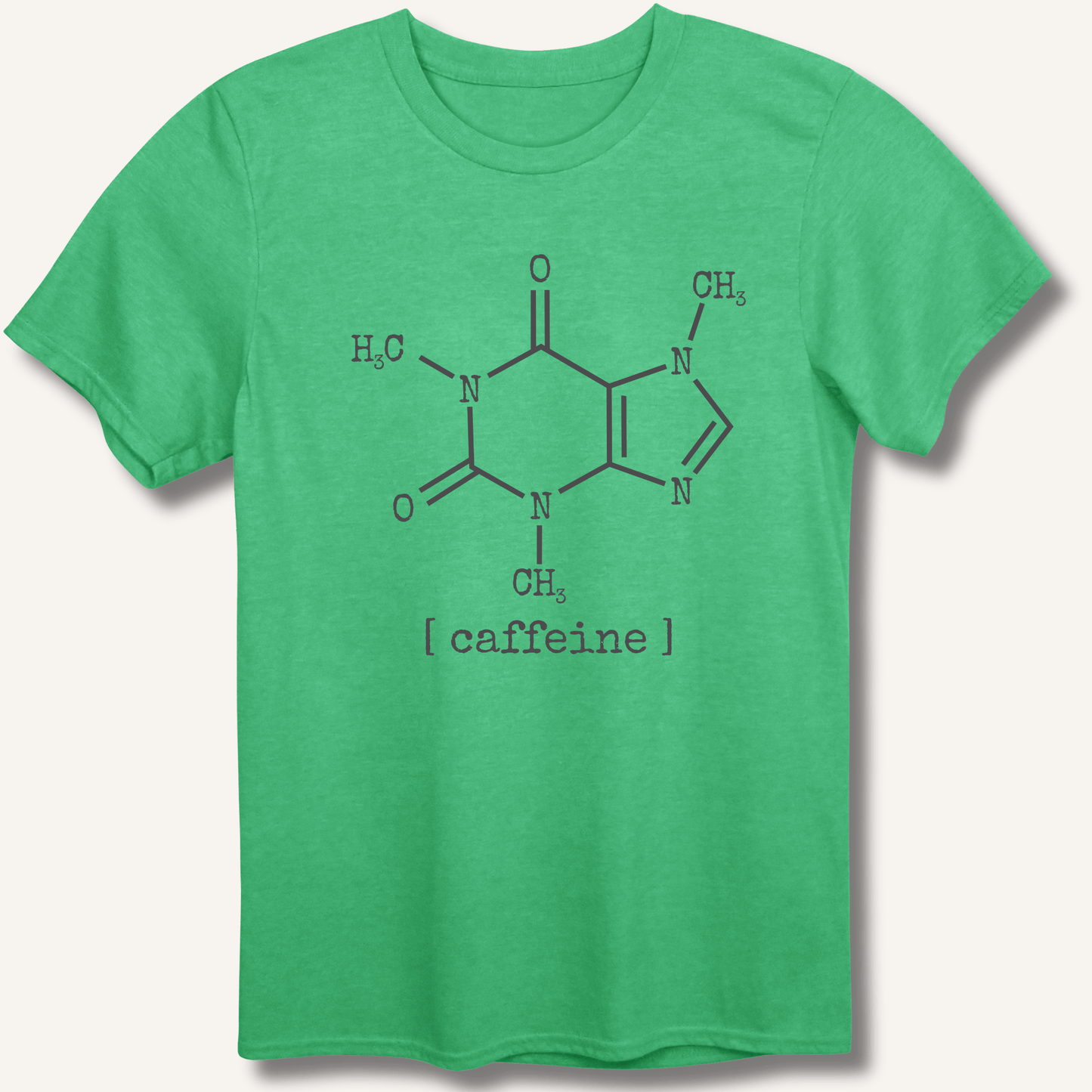 Caffeine Molecule T-Shirt - Sip & Shirt