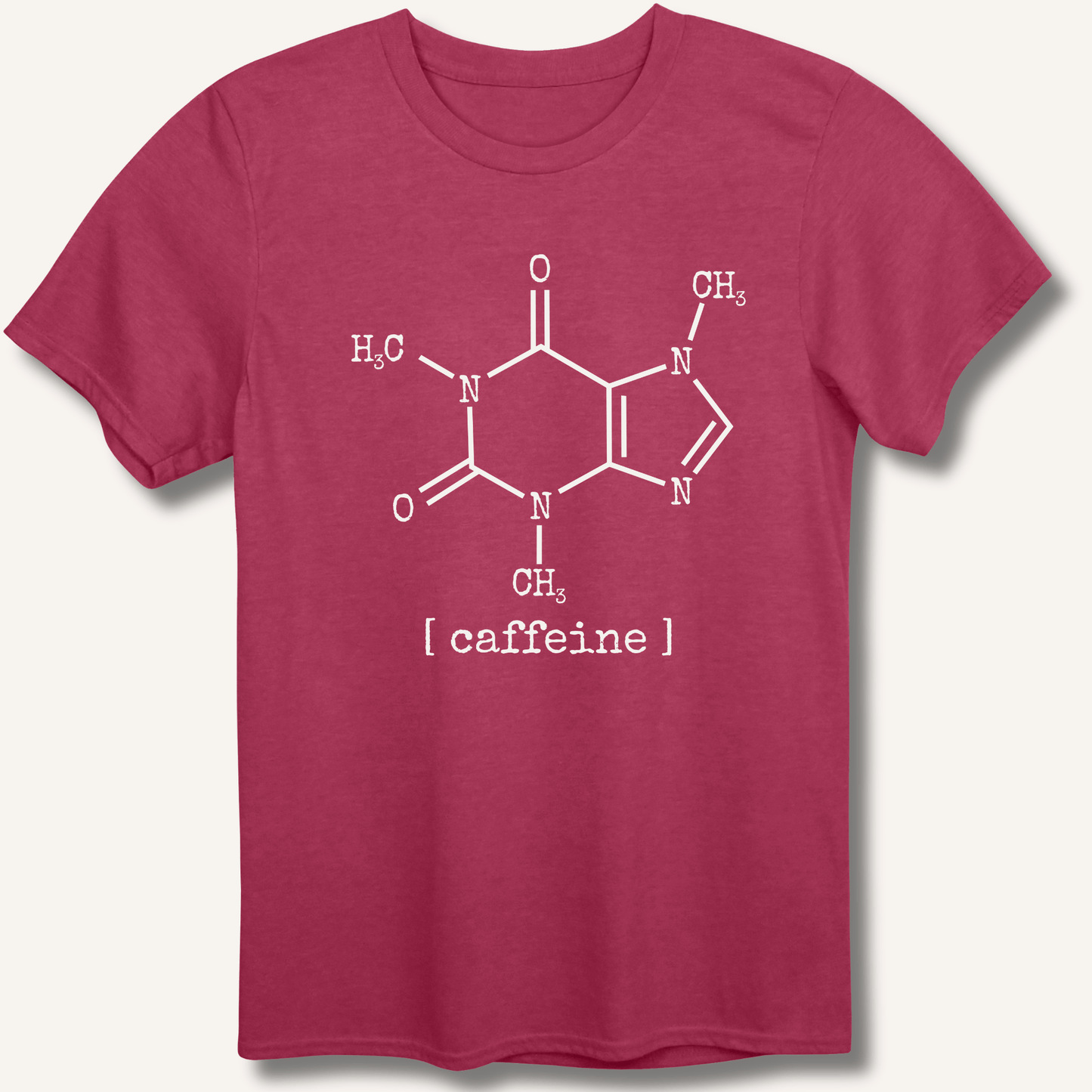 Caffeine Molecule T-Shirt - Sip & Shirt