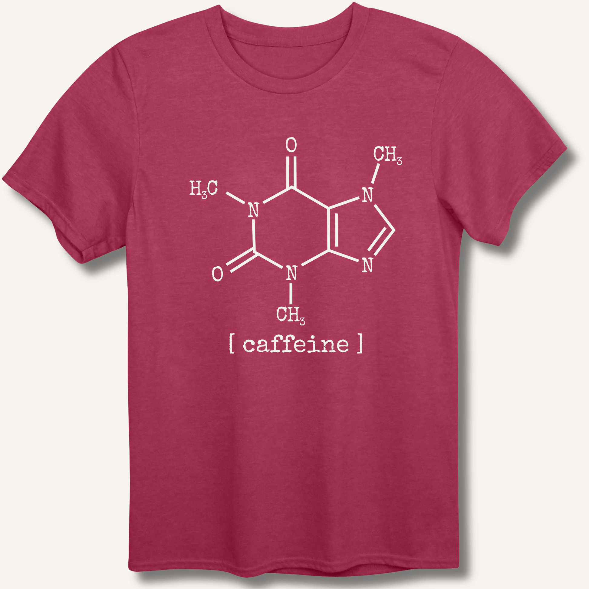 Caffeine Molecule T-Shirt - Sip & Shirt
