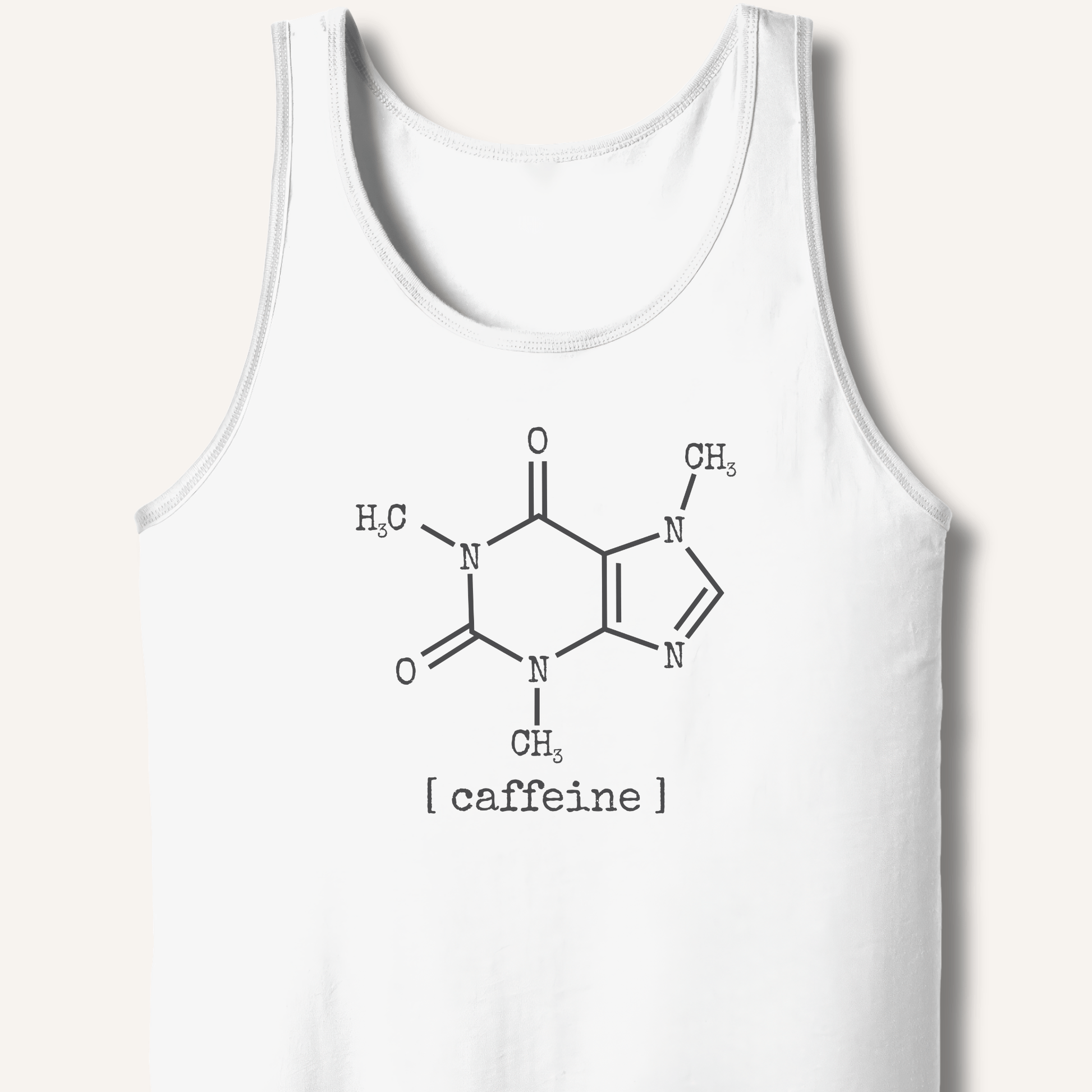 Caffeine Molecule Tank - Sip & Shirt