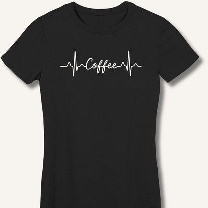 Caffeine Pulse Fitted T-Shirt - Sip & Shirt