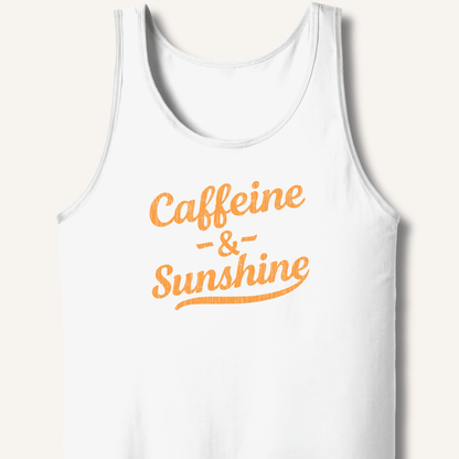Caffeine & Sunshine Tank - Sip & Shirt