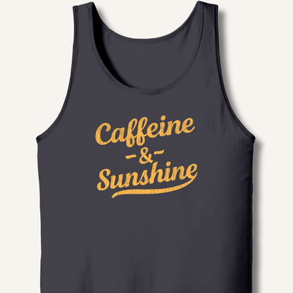 Caffeine & Sunshine Tank - Sip & Shirt