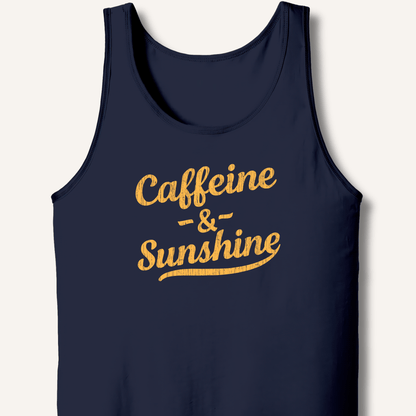 Caffeine & Sunshine Tank - Sip & Shirt