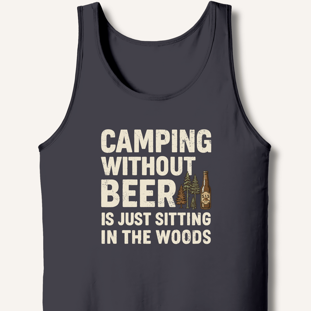 Camping Without Beer Tank - Sip & Shirt