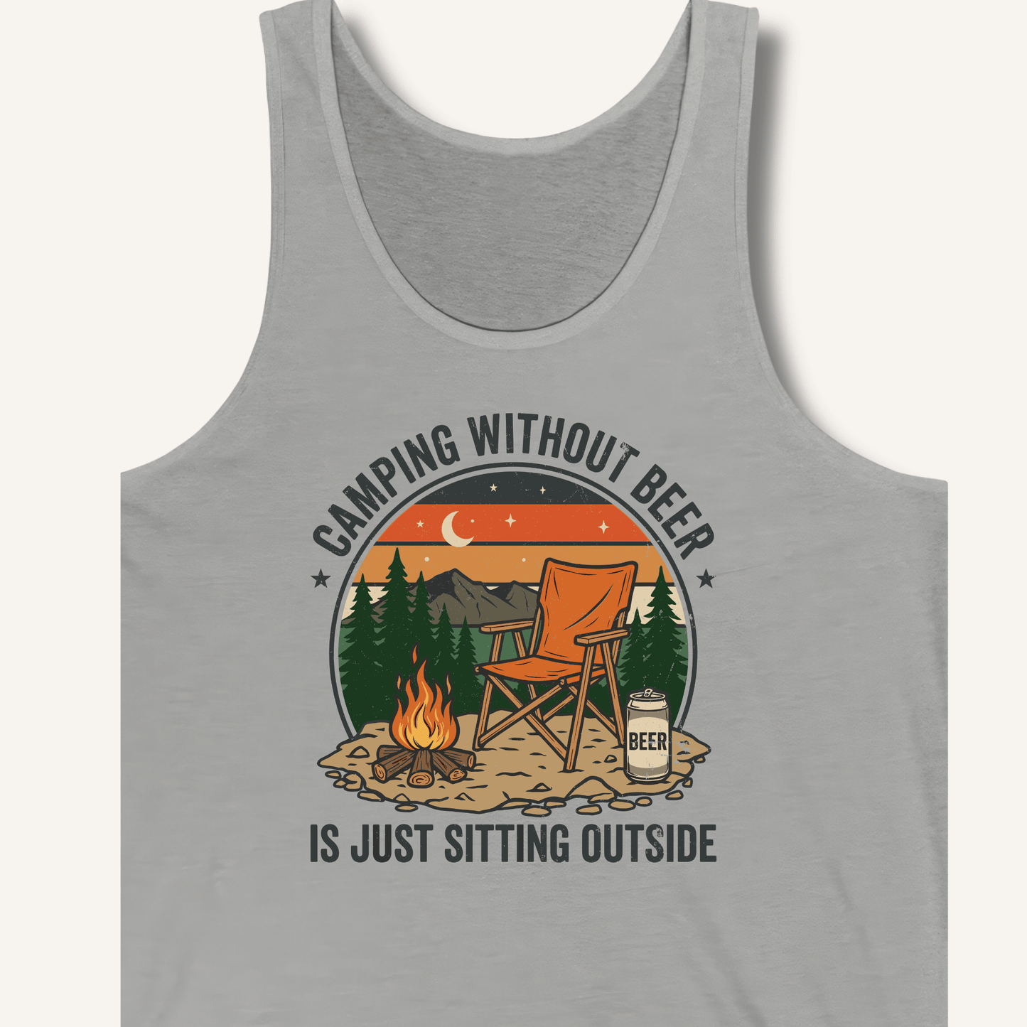 Camping Without Beer Tank - Sip & Shirt