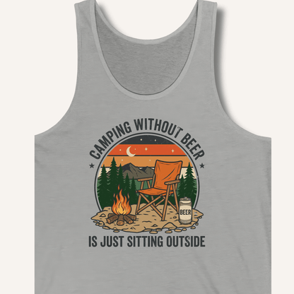 Camping Without Beer Tank - Sip & Shirt