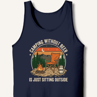 Camping Without Beer Tank - Sip & Shirt