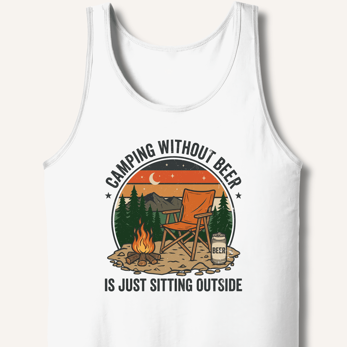 Camping Without Beer Tank - Sip & Shirt