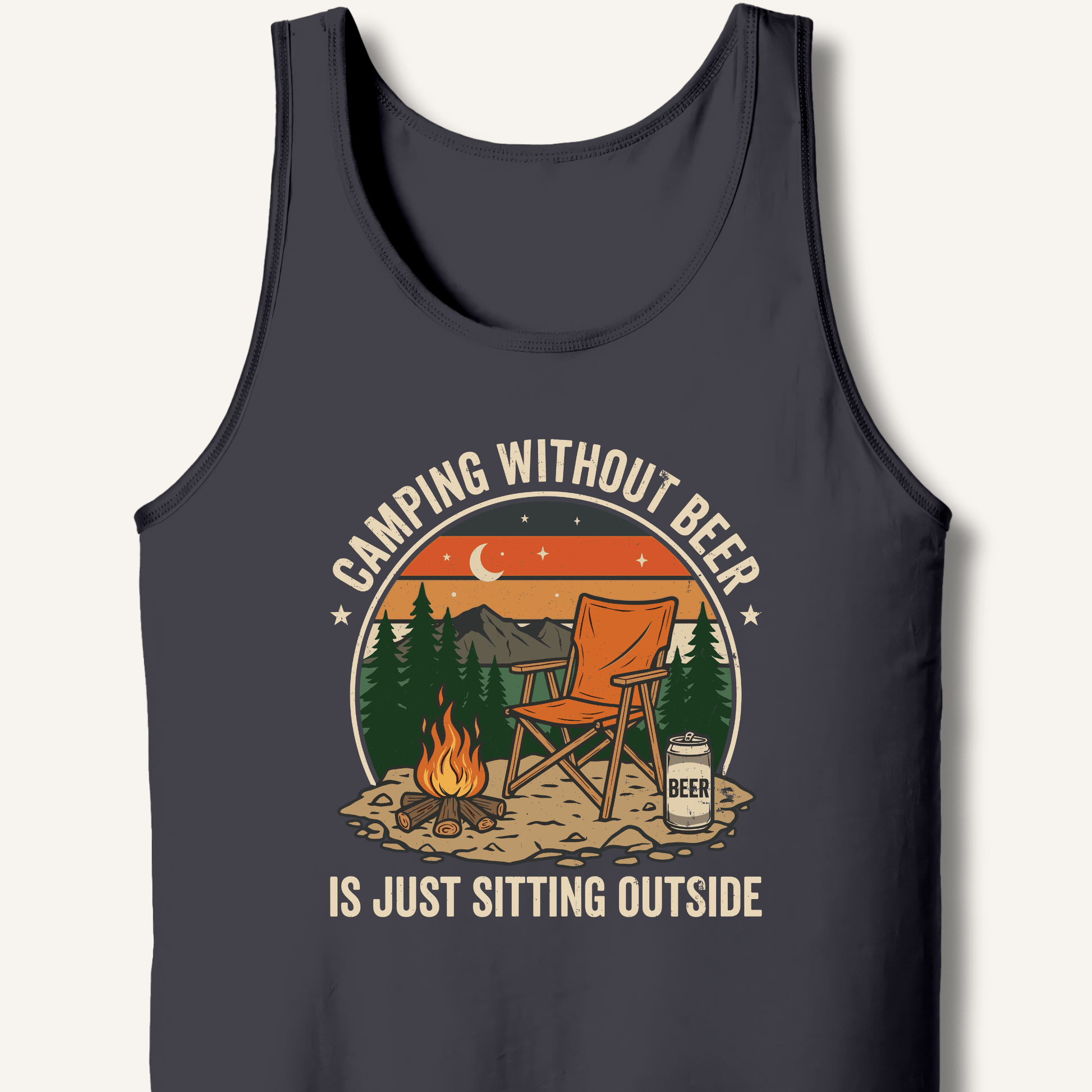 Camping Without Beer Tank - Sip & Shirt