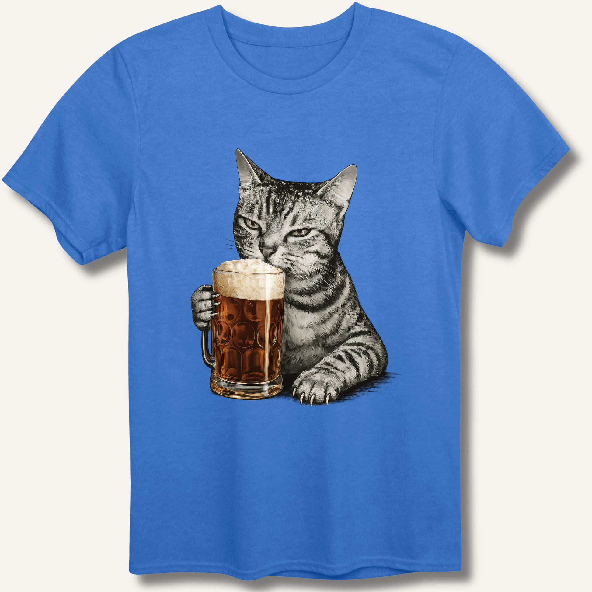 Cat Drinking Beer T-Shirt - Sip & Shirt