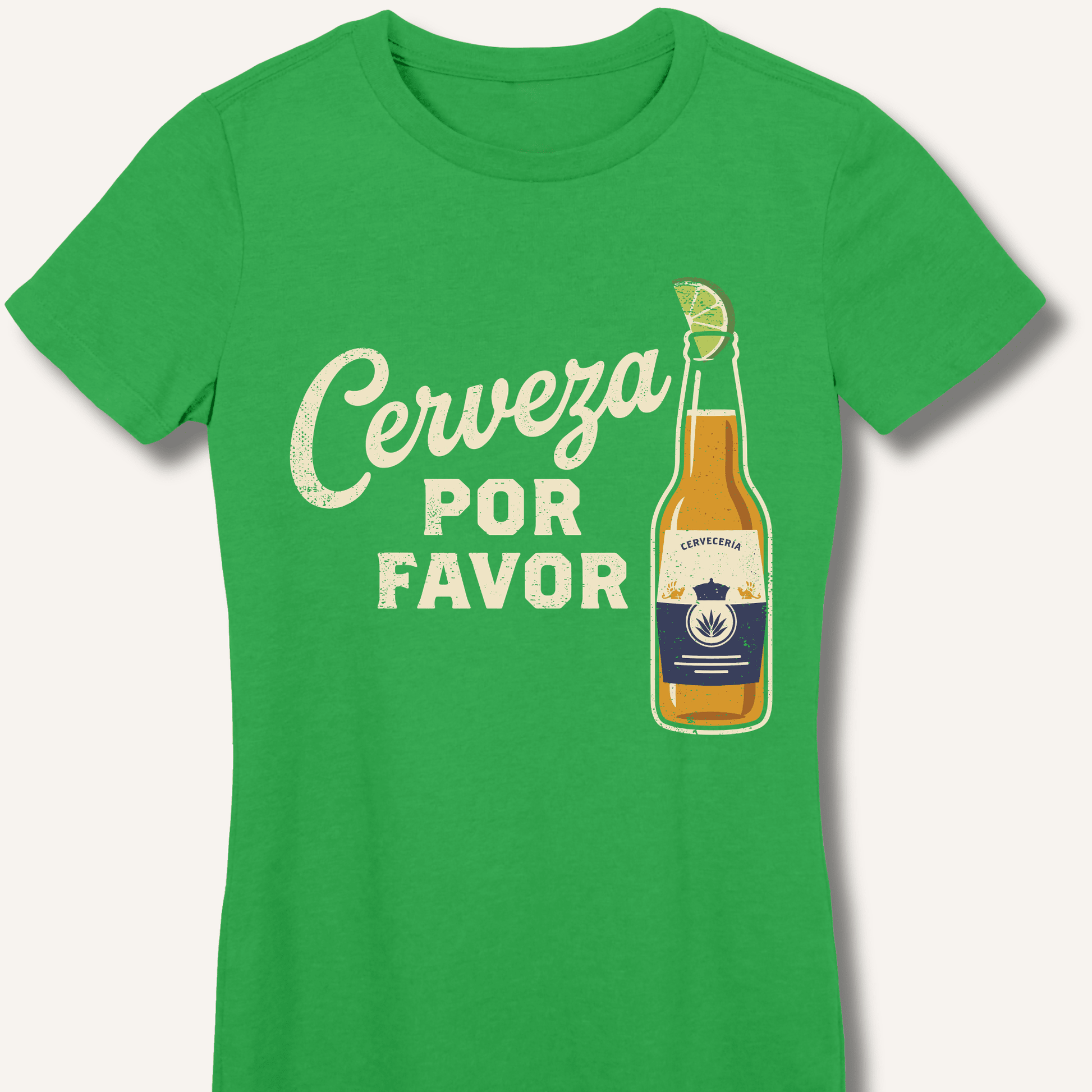 Cerveza Por Favor Fitted T-Shirt - Sip & Shirt