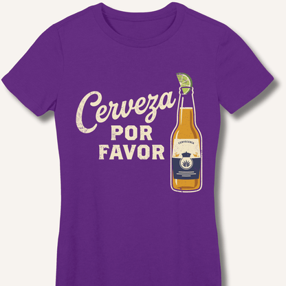 Cerveza Por Favor Fitted T-Shirt - Sip & Shirt