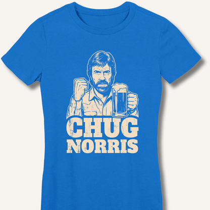 Chug Norris Fitted T-Shirt - Sip & Shirt