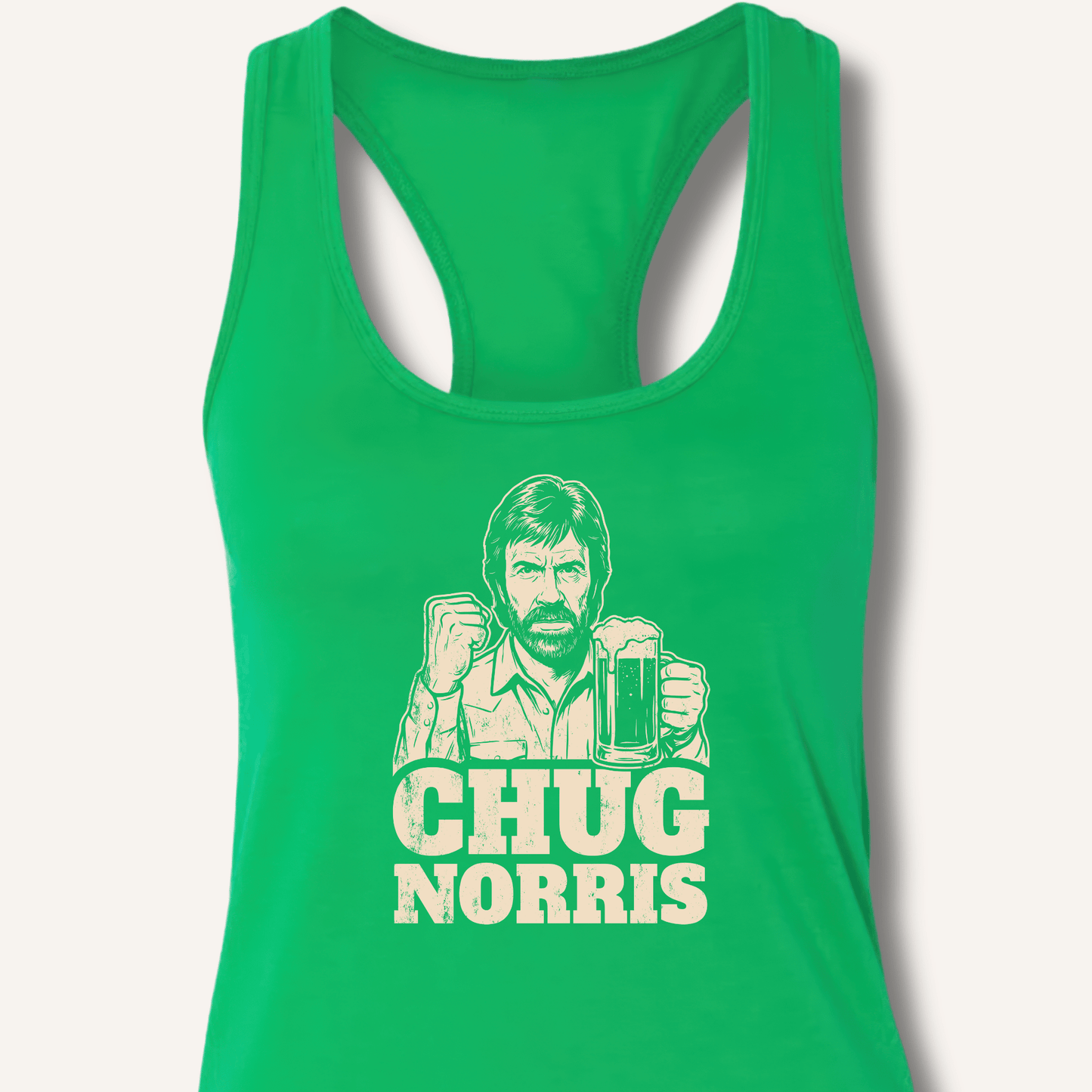 Chug Norris Racerback Tank - Sip & Shirt