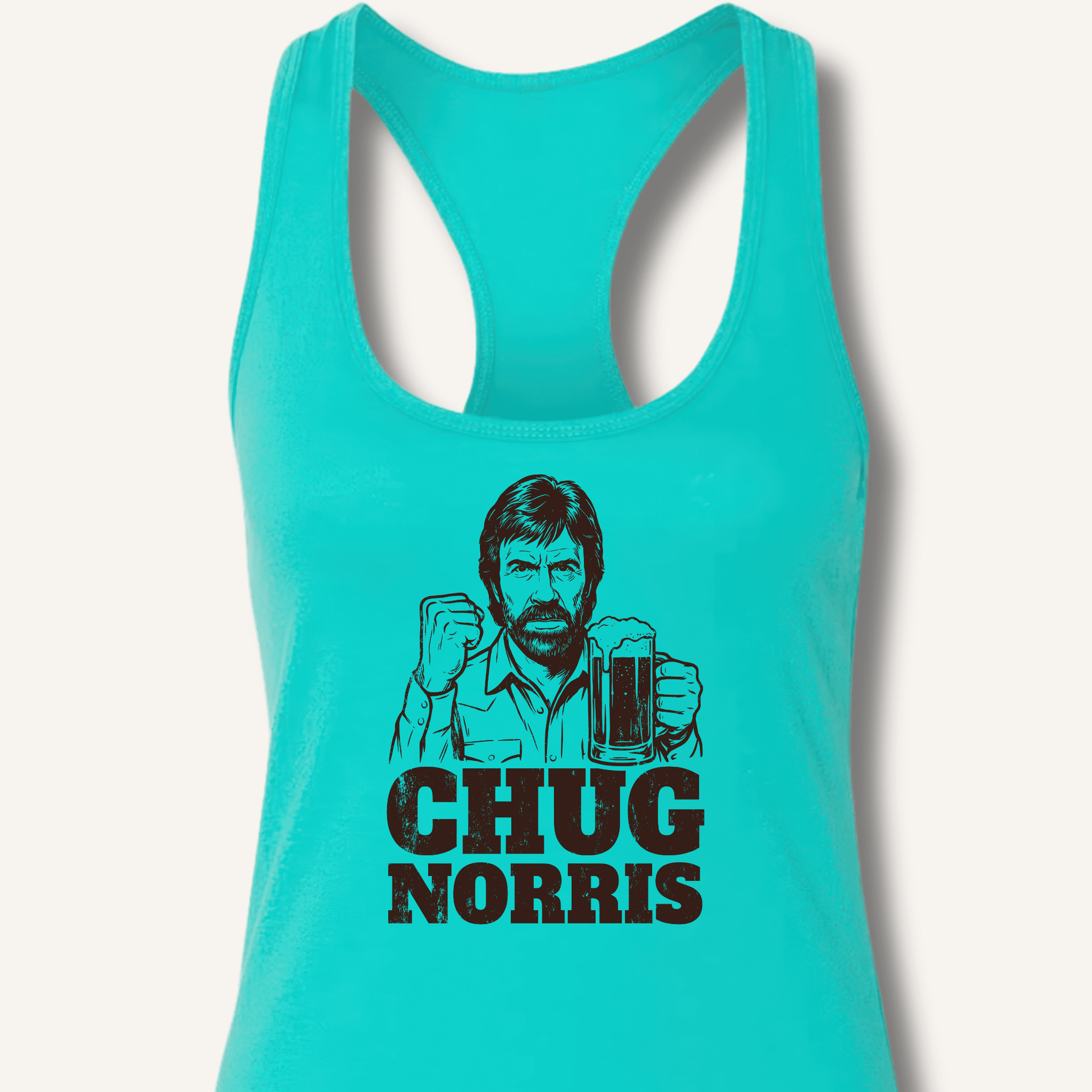Chug Norris Racerback Tank - Sip & Shirt