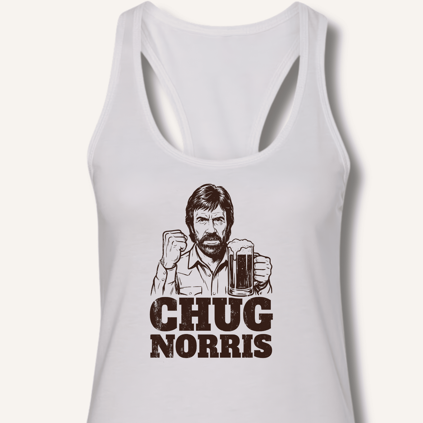Chug Norris Racerback Tank - Sip & Shirt