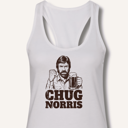 Chug Norris Racerback Tank - Sip & Shirt