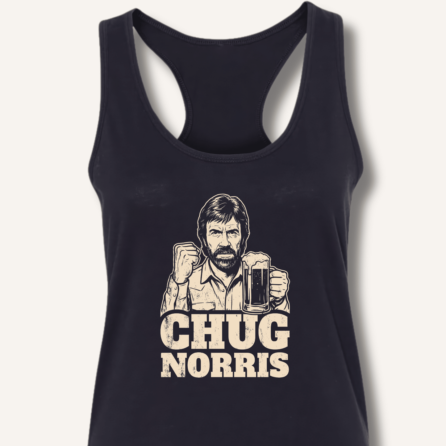 Chug Norris Racerback Tank - Sip & Shirt