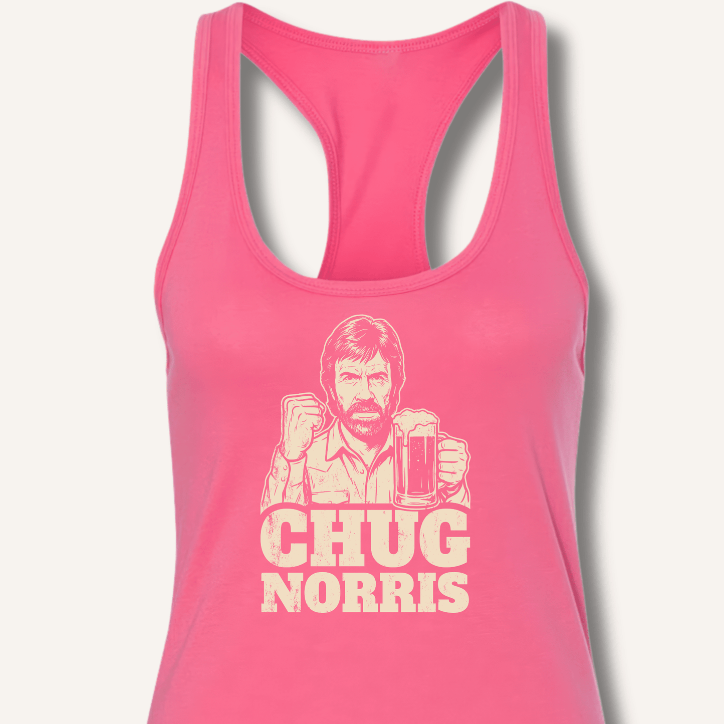 Chug Norris Racerback Tank - Sip & Shirt