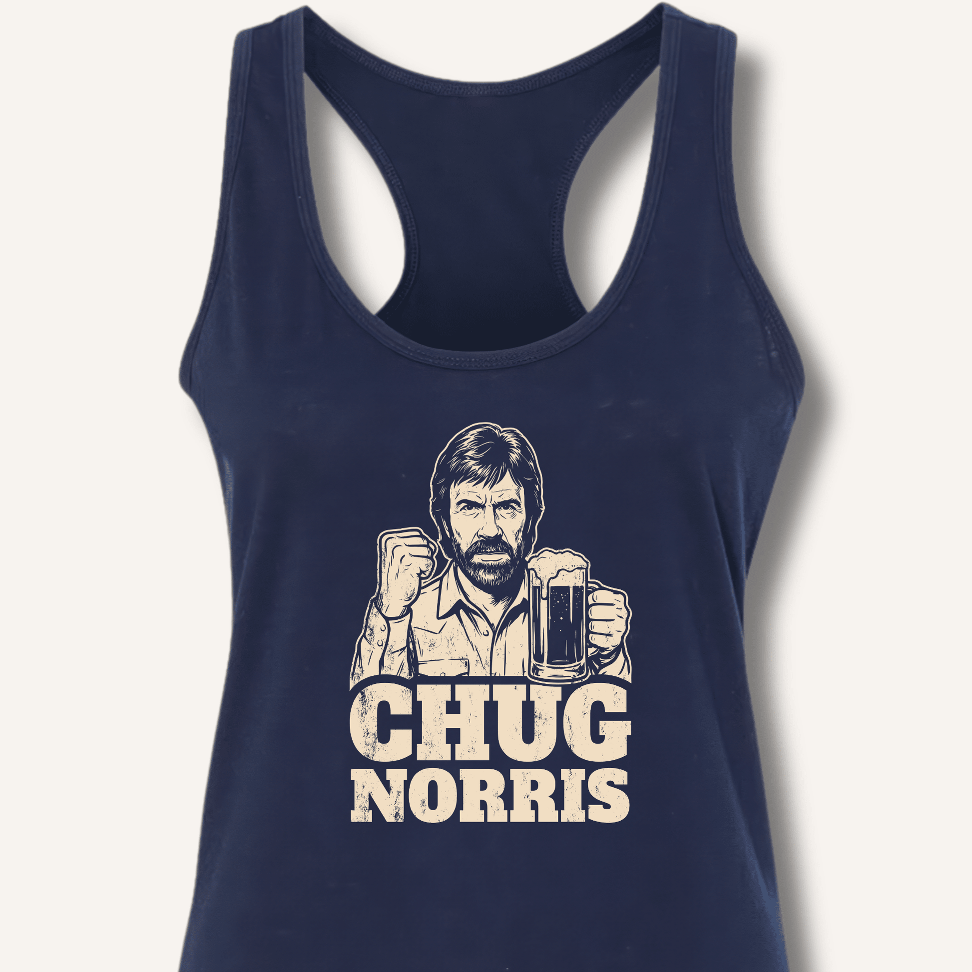 Chug Norris Racerback Tank - Sip & Shirt