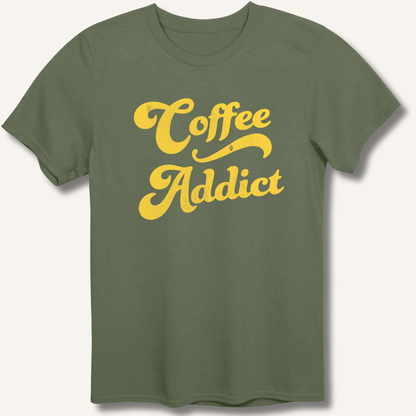 Coffee Addict T-Shirt - Sip & Shirt