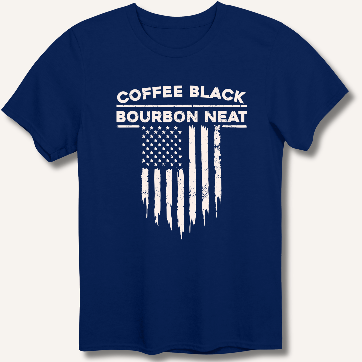 Coffee Black Bourbon Neat T-Shirt - Sip & Shirt