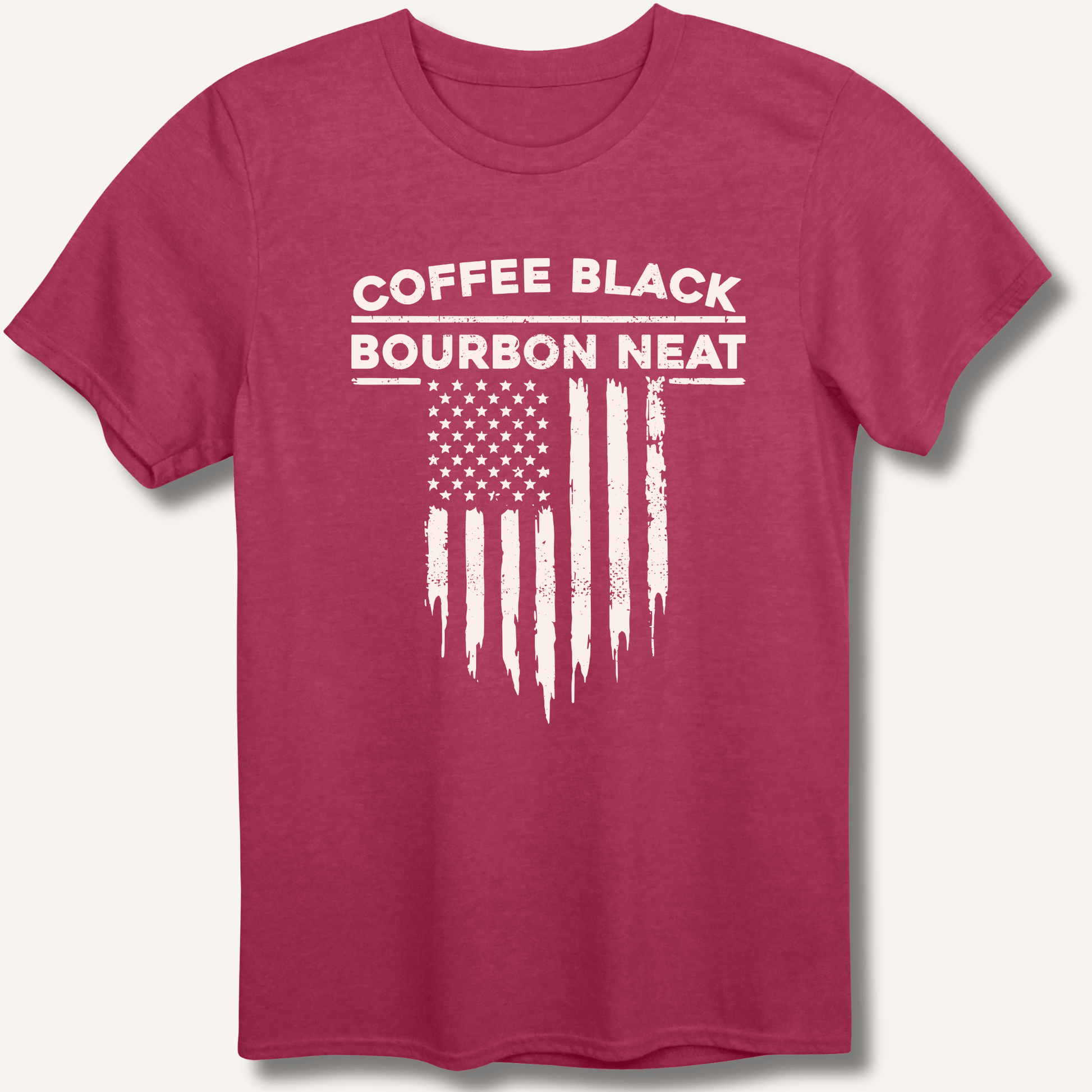 Coffee Black Bourbon Neat T-Shirt - Sip & Shirt