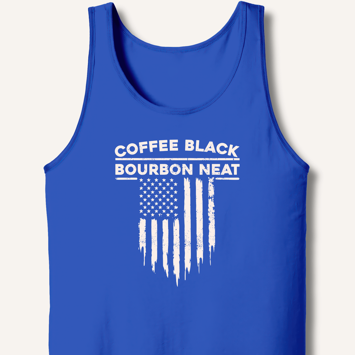 Coffee Black Bourbon Neat Tank - Sip & Shirt
