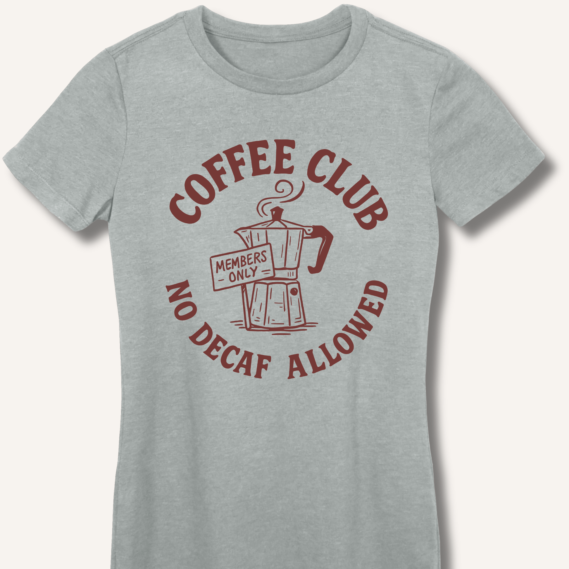Coffee Club Fitted T-Shirt - Sip & Shirt