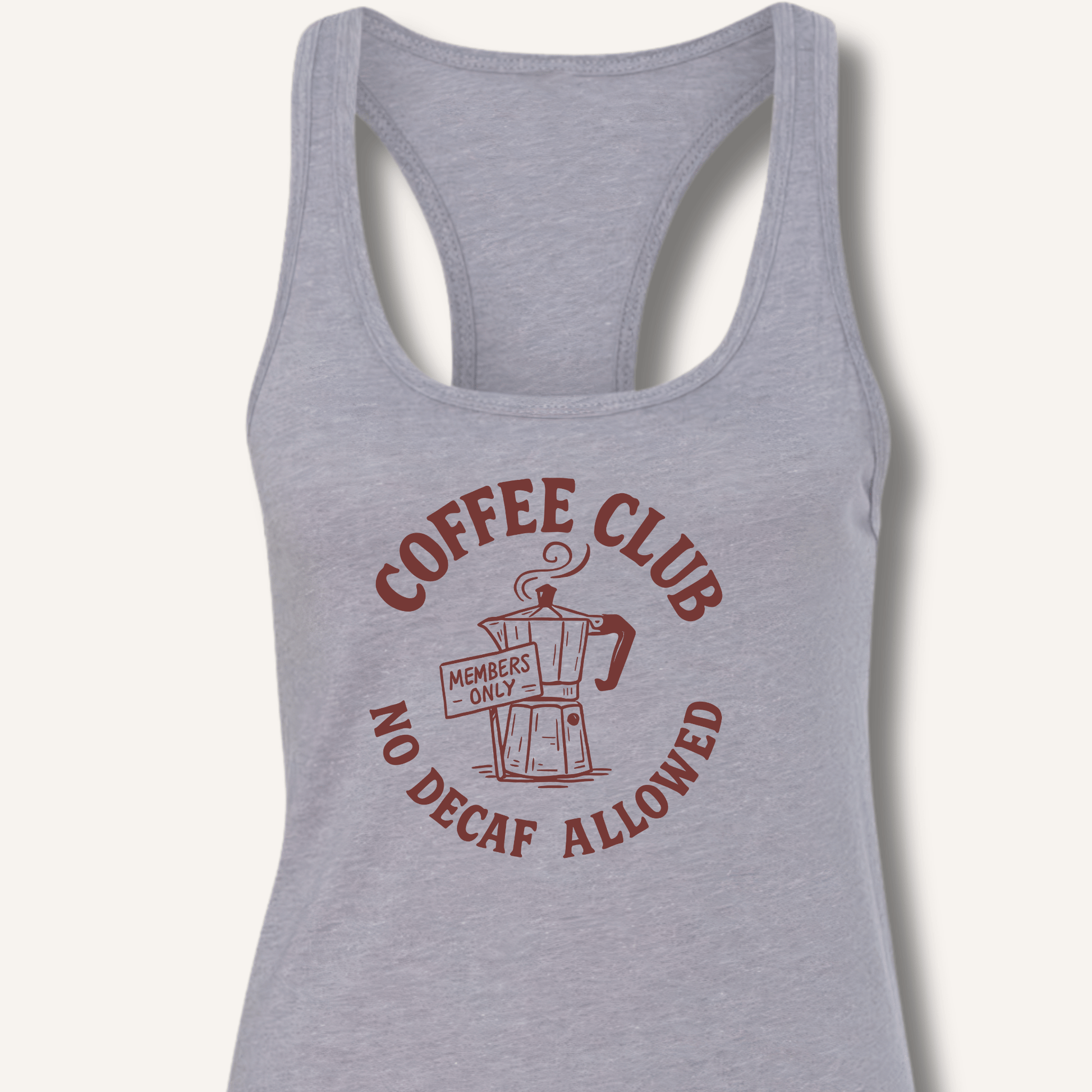 Coffee Club Racerback Tank - Sip & Shirt