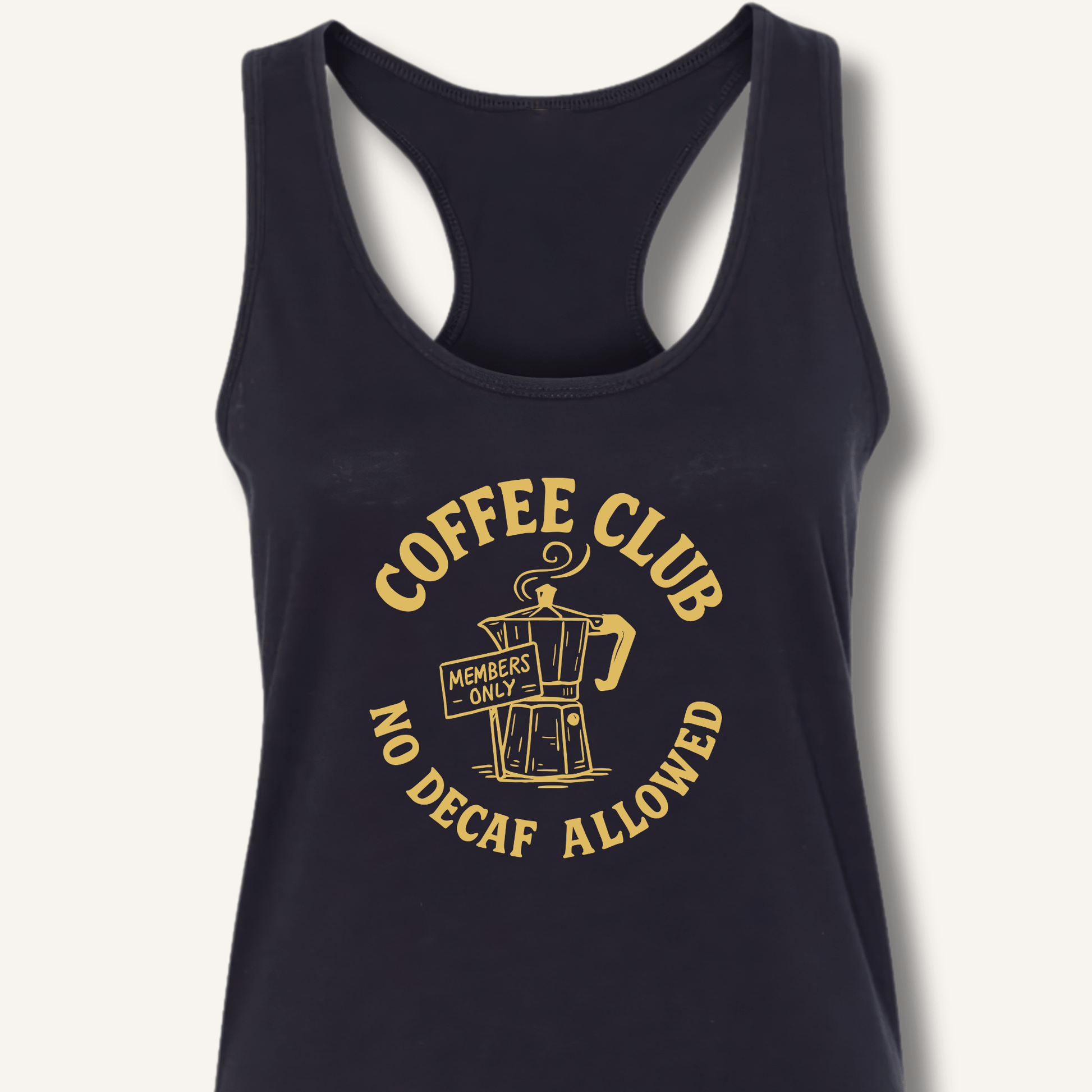Coffee Club Racerback Tank - Sip & Shirt